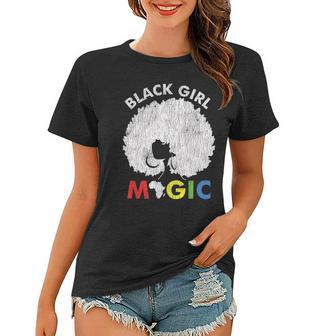 Vintage African Afro Black Girl Magic Pride Melanin Woman V2 Women T-shirt - Thegiftio UK