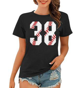 Vintage Baseball 38 Jersey Baseball Number 38 Player Women T-shirt - Thegiftio UK
