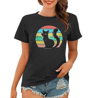 Vintage Black Cat Lover 307 Shirt Women T-shirt | Favorety AU