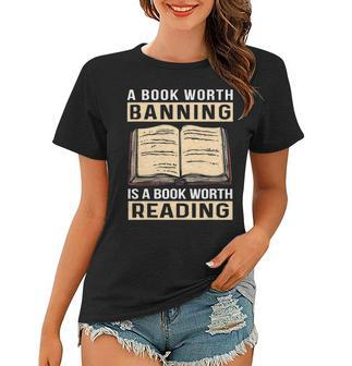 Vintage Censorship Book Reading Nerd I Read Banned Books Women T-shirt | Mazezy