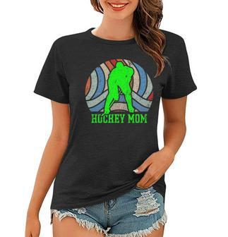 Vintage Distressed Hockey Mom Hockey Lover Gift Women T-shirt | Mazezy