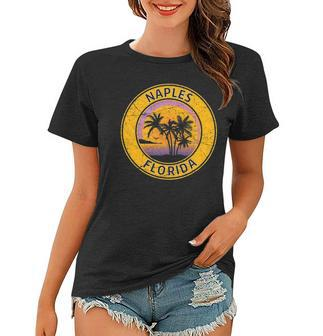 Vintage Naples Florida Retro 70S 80S Tropical Beach Souvenir Women T-shirt - Thegiftio UK