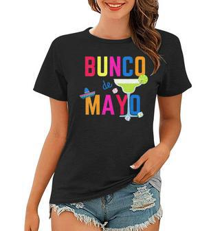 Womens Bunco De Mayo Margarita Dice Cinco De Mayo Women T-shirt | Mazezy