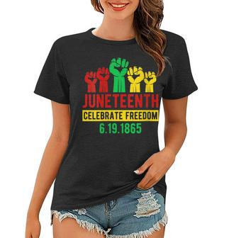 Womens Juneteenth Celebrating Freedom Black History Black Men Women Women T-shirt - Thegiftio UK