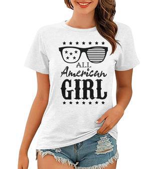 All American Girl 4Th Of July Family Matching Sunglasses Women T-shirt | Favorety CA