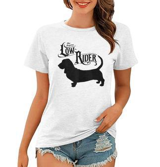 Basset Hound Low Rider Funny Basset Hound Dog Lover Gift Women T-shirt - Thegiftio