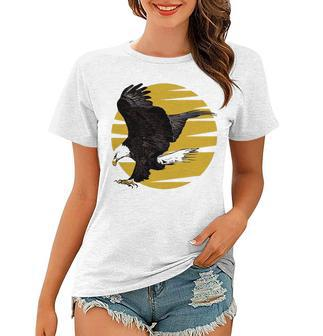 Eagle Imprint Animal Eagle Motif Bald Eagle Animal Motif Women T-shirt | Mazezy