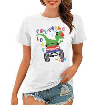 Easter Dinosaur Happy Eastrawr Easter Saurus Rex Women T-shirt | Favorety UK