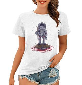 Funny Astronaut Monkey V3 Women T-shirt | Favorety AU