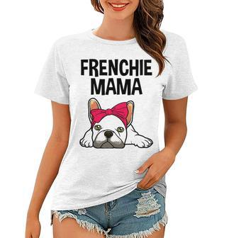 Funny Frenchie Mom French Bulldog Design For Women Women T-shirt | Mazezy