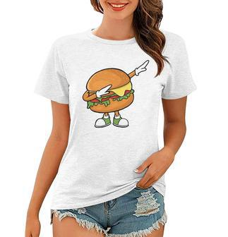 Funny Hamburger Art Men Women Cheeseburger Meat Eater Women T-shirt | Mazezy AU