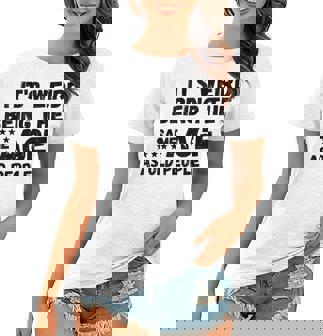 Funny Its Weird Being The Same Age As Old People Christmas Women T-shirt | Seseable CA