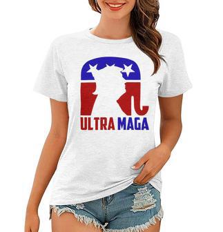 Funny Ultra Maga Gift For Americans Trump Biden Lover Women T-shirt | Favorety