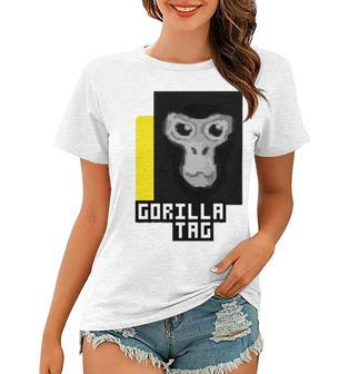 Gorilla Tag Pfp Maker Gorilla Tag Yellow Women T-shirt - Monsterry DE