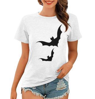 Halloween Two Bats Pattern Women T-shirt | Favorety UK