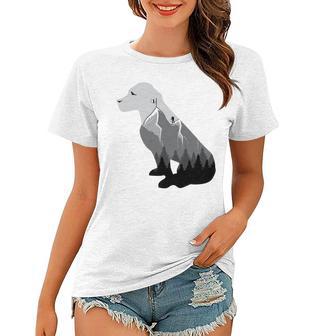 Happiness Is A Day Spent Hiking With My Dog Women T-shirt | Favorety DE