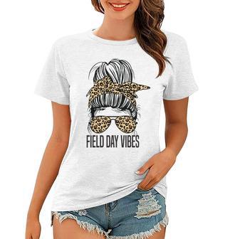 Happy Field Day Field Day Tee Kids Graduation School Fun Day V12 Women T-shirt | Favorety