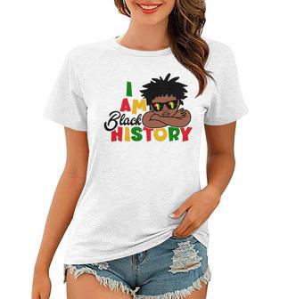 I Am Black History For Kids Boys Black History Month Women T-shirt | Favorety DE