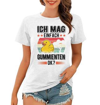 Ich Mag Einfach Gummienten Badeente Women T-shirt | Favorety AU