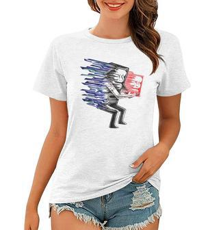 Loss Of Self Funny Two-Faced Person Women T-shirt | Mazezy