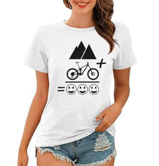 Mountain Biking Funny - Mountain Bike Happiness 194 Shirt Women T-shirt | Favorety