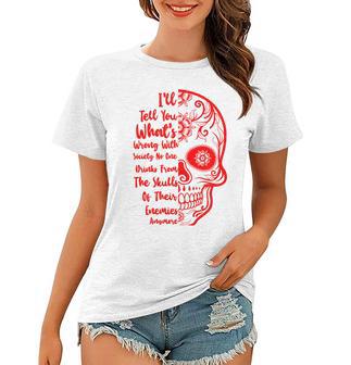 Official Wrong Society Drink From The Skull Of Your Enemies V3 Women T-shirt | Favorety AU