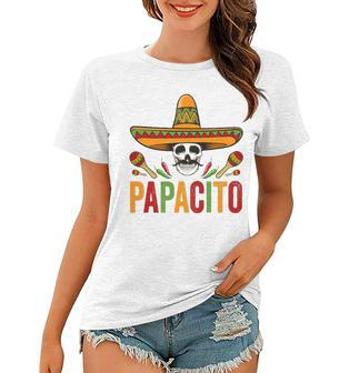 Papacito Funny Mexican Skull Cinco De Mayo Women T-shirt | Mazezy