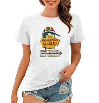 Pensacola Beach Emerald Coast Gulf Coast Florida Women T-shirt | Mazezy