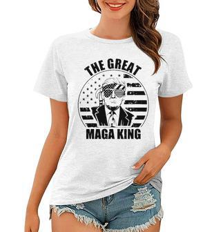 The Great Maga King The Return Of The Ultra Maga King Donald Trump Women T-shirt | Mazezy