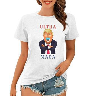 Ultra Maga Donald Trump Make America Great Again Women T-shirt - Thegiftio UK