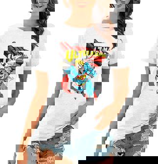 Ultra Maga Funny Pro Trump Maga Super Ultra Maga 2024 Superherio Women T-shirt | Mazezy