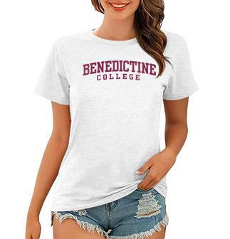 Womens Benedictine College Athletic Teacher Student Gift Women T-shirt | Mazezy