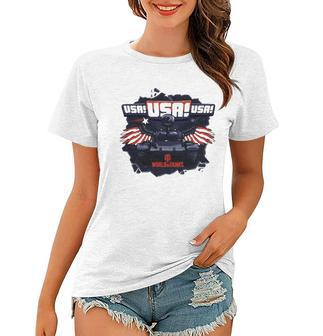 World Of Tanks July 4Th Women T-shirt | Mazezy