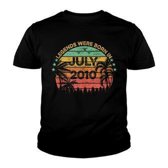 12 Year Old Awesome Since July 2010 12Th Birthday Vintage Youth T-shirt - Seseable