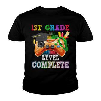 1St Grade Level Complete Last Day Of School Graduation V2 Youth T-shirt - Thegiftio UK