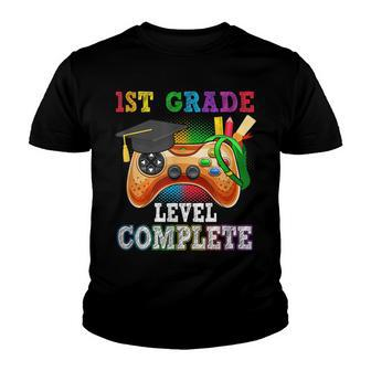 1St Grade Level Complete Last Day Of School Graduation Youth T-shirt | Mazezy