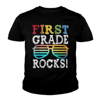 1St Grade Rocks First Grade Squad Back To School Teacher Youth T-shirt - Thegiftio UK
