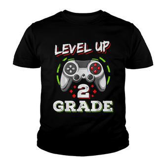 2Nd Grade Level Up Back To School Unlocked Second Grade Boys Youth T-shirt - Thegiftio UK