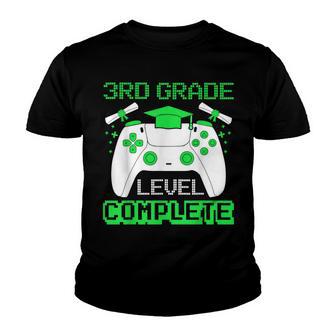 3Rd Grade Level Complete Gamer 3Rd Grade Graduation Gifts V2 Youth T-shirt - Thegiftio UK