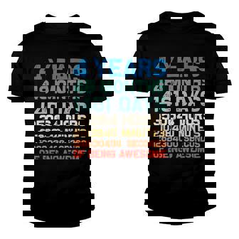 4Th Birthday 4 Years Of Being Awesome Wedding Anniversary T-Shirt Youth T-shirt | Seseable CA