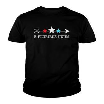 4Th Of July Arrow Stars E Pluribus Unum Gift Youth T-shirt - Thegiftio UK