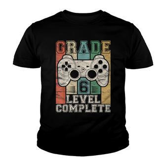 6Th Grade Level Complete Graduation Her Him Gamer Vintage Youth T-shirt - Thegiftio UK