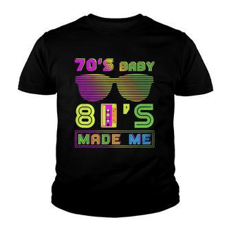 70S Baby 80S Made Me Funny Nostalgic Born In The 70S But 80S Youth T-shirt | Mazezy