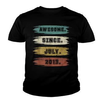 9 Years Old Gifts Awesome Since July 2013 9Th Birthday Youth T-shirt - Seseable