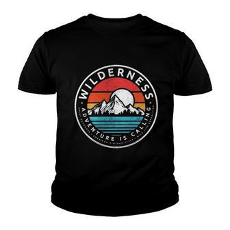 Adventure Is Calling Funny Wilderness New 2022 Gift Youth T-shirt - Thegiftio UK