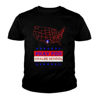 America Pray For Uvalde School Youth T-shirt | Mazezy
