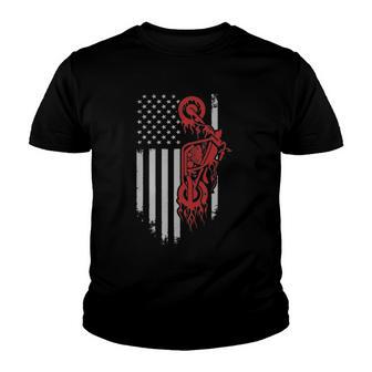 American Motorcyclist Motorcycle Sport Lover Youth T-shirt - Thegiftio UK