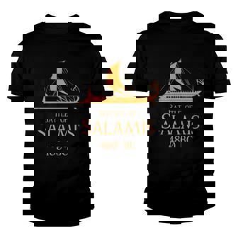 Ancient Greek Maritime History - Battle Of Salamis Youth T-shirt | Mazezy