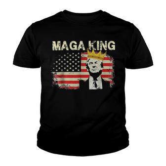 Anti Joe Biden Ultra Maga The Return Of The Great Maga King V2 Youth T-shirt | Favorety DE