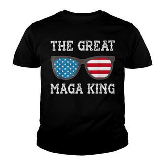 Anti Joe Biden Ultra Maga The Return Of The Great Maga King V3 Youth T-shirt | Favorety